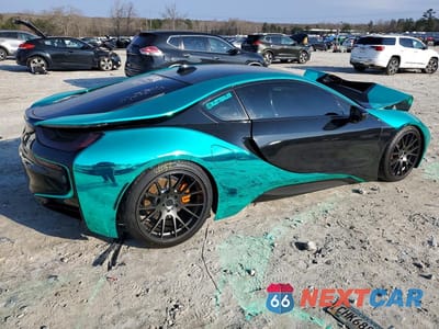 Trzecie zdjęcie samochodu z tyłu: 2015 BMW I8 VIN:WBY2Z2C5XFV391542 - miniatura