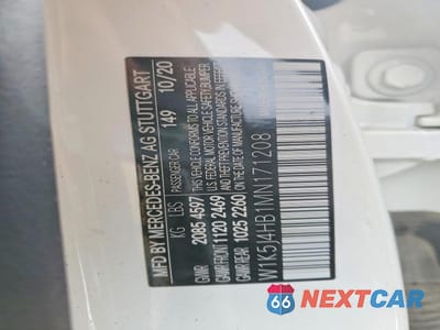 Zdjęcie 12 z 12 samochodu: 2021 MERCEDES-BENZ CLA 250 4MATIC VIN:W1K5J4HB1MN171208 - miniatura