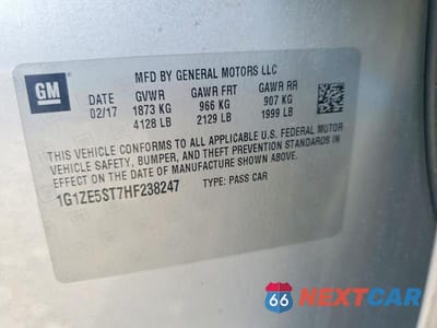 Zdjęcie 12 z 12 samochodu: 2017 CHEVROLET MALIBU LT VIN:1G1ZE5ST7HF238247 - miniatura