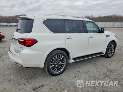 Trzecie zdjęcie samochodu z tyłu: 2019 INFINITI QX80 LUXE VIN:JN8AZ2NE4K9234803 - miniatura