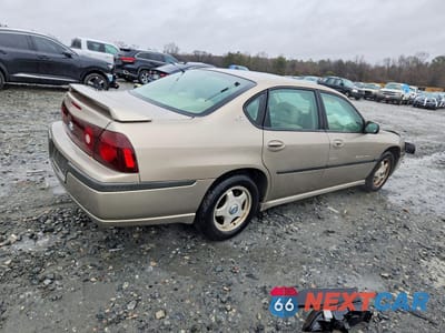 Trzecie zdjęcie samochodu z tyłu: 2002 CHEVROLET IMPALA LS VIN:2G1WH55KX29164822 - miniatura