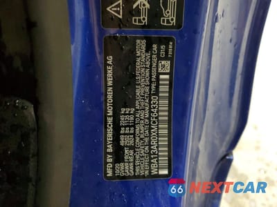 Zdjęcie 12 z 12 samochodu: 2021 BMW M440XI VIN:WBA13AR0XMCF64330 - miniatura