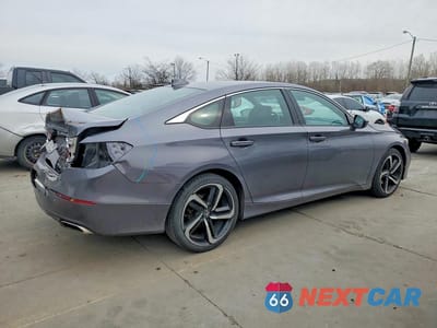 Trzecie zdjęcie samochodu z tyłu: 2020 HONDA ACCORD SPORT VIN:1HGCV1F37LA013348 - miniatura