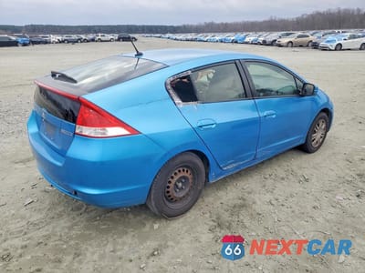Trzecie zdjęcie samochodu z tyłu: 2010 HONDA INSIGHT LX VIN:JHMZE2H5XAS000192 - miniatura