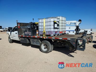 Drugie zdjęcie samochodu z przodu: 2020 FORD F550 SUPER DUTY FLATBED TRUCK VIN:1FDUF5GT7LED25096 - miniatura