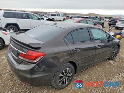 Trzecie zdjęcie samochodu z tyłu: 2013 HONDA CIVIC EXL VIN:2HGFB2F90DH506436 - miniatura