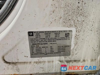 Zdjęcie 13 z 13 samochodu: 2018 GMC TERRAIN SLT VIN:3GKALVEV1JL312818 - miniatura