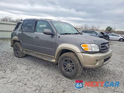 Czwarte zdjęcie samochodu z boku: 2003 TOYOTA SEQUOIA SR5 VIN:5TDZT34A53S167507 - miniatura
