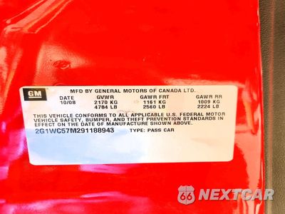 Zdjęcie 12 z 12 samochodu: 2009 CHEVROLET IMPALA 2LT VIN:2G1WC57M291188943 - miniatura