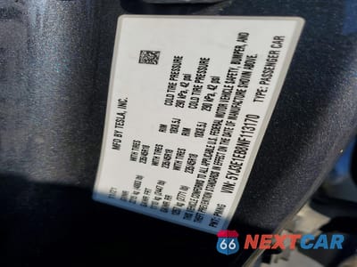 Zdjęcie 13 z 13 samochodu: 2022 TESLA MODEL 3 VIN:5YJ3E1EB8NF113170 - miniatura