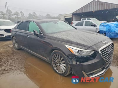 Czwarte zdjęcie samochodu z boku: 2018 GENESIS G90 ULTIMATE VIN:KMHG54JH8JU043230 - miniatura