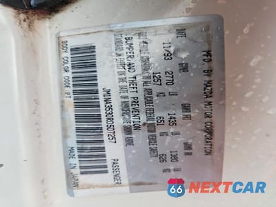 Zdjęcie 12 z 12 samochodu: 1994 MAZDA MX-5 MIATA VIN:JM1NA3530R0507257 - miniatura