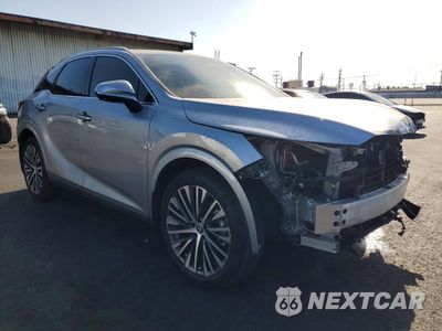 Czwarte zdjęcie samochodu z boku: 2024 LEXUS RX 350H BASE VIN:2T2BBMCA0RC057229 - miniatura