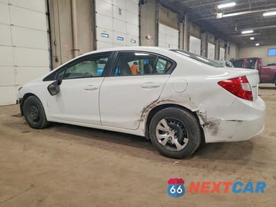 Drugie zdjęcie samochodu z przodu: 2012 HONDA CIVIC LX VIN:19XFB2F58CE012444 - miniatura