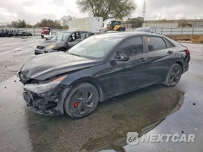2021 HYUNDAI ELANTRA HYBRID BLUE KMHLM4AJ1MU005329 - główne zdjęcie licytacji z USA - miniatura