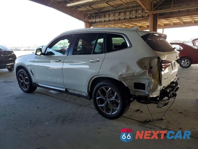 Drugie zdjęcie samochodu z przodu: 2022 BMW X3 XDRIVE30I VIN:5UX53DP0XN9M66319 - miniatura