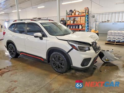Czwarte zdjęcie samochodu z boku: 2021 SUBARU FORESTER SPORT VIN:JF2SKARC8MH536385 - miniatura