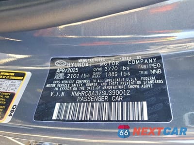 Zdjęcie 14 z 14 samochodu: 2025 HYUNDAI VENUE SEL VIN:KMHRC8A37SU390012 - miniatura