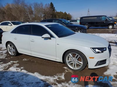 Czwarte zdjęcie samochodu z boku: 2018 AUDI A4 PREMIUM PLUS VIN:WAUENAF40JA202174 - miniatura