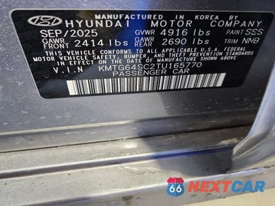 Zdjęcie 13 z 13 samochodu: 2026 GENESIS G70 2.5T STANDARD VIN:KMTG64SC2TU165770 - miniatura