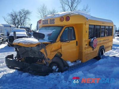 Drugie zdjęcie samochodu z przodu: 2017 CHEVROLET EXPRESS SCHOOL BUS VIN:1HA3GRBGXHN001416 - miniatura