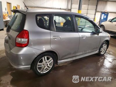 Trzecie zdjęcie samochodu z tyłu: 2008 HONDA FIT SPORT VIN:JHMGD38648S061444 - miniatura