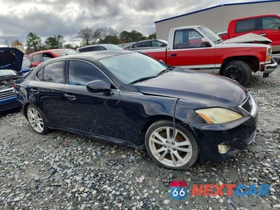 Czwarte zdjęcie samochodu z boku: 2007 LEXUS IS 250 BASE VIN:JTHBK262375036445 - miniatura