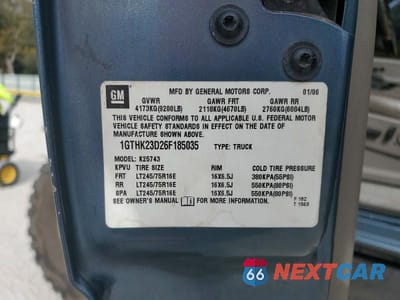 Zdjęcie 13 z 13 samochodu: 2006 GMC SIERRA K2500 HEAVY DUTY VIN:1GTHK23D26F185035 - miniatura