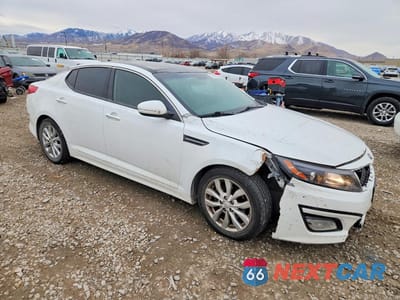 Czwarte zdjęcie samochodu z boku: 2014 KIA OPTIMA EX VIN:5XXGN4A70EG317012 - miniatura