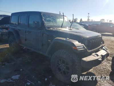 Czwarte zdjęcie samochodu z boku: 2025 JEEP WRANGLER SPORT VIN:1C4PJXDN5SW539837 - miniatura