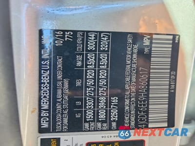 Zdjęcie 13 z 14 samochodu: 2017 MERCEDES-BENZ GLS 450 4MATIC VIN:4JGDF6EE9HA860617 - miniatura