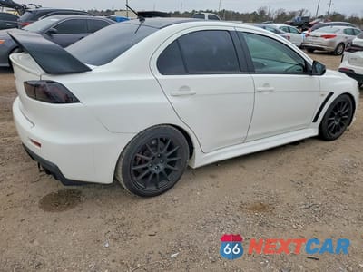 Trzecie zdjęcie samochodu z tyłu: 2010 MITSUBISHI LANCER EVOLUTION SE VIN:JA32W6FV4AU033881 - miniatura