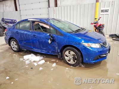 Czwarte zdjęcie samochodu z boku: 2013 HONDA CIVIC LX VIN:19XFB2F58DE062214 - miniatura