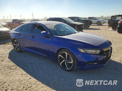 Czwarte zdjęcie samochodu z boku: 2020 HONDA ACCORD SPORT VIN:1HGCV1F35LA148070 - miniatura