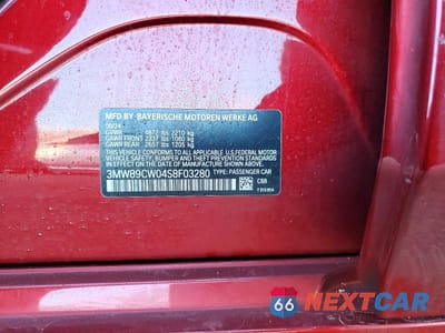 Zdjęcie 12 z 12 samochodu: 2025 BMW 330XI VIN:3MW89CW04S8F03280 - miniatura