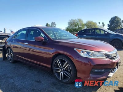 Czwarte zdjęcie samochodu z boku: 2016 HONDA ACCORD SPORT VIN:1HGCR2F58GA162143 - miniatura