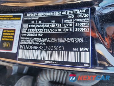 Zdjęcie 14 z 14 samochodu: 2020 MERCEDES-BENZ GLC 300 4MATIC VIN:W1N0G8EB3LF825853 - miniatura