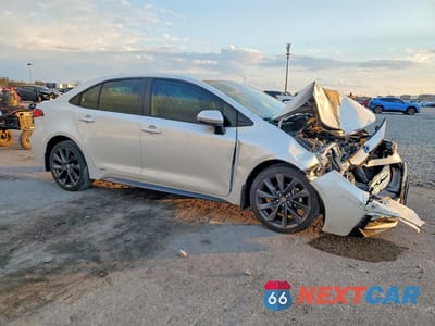 Czwarte zdjęcie samochodu z boku: 2024 TOYOTA COROLLA HYBRID SE VIN:JTDBDMHE2RJ004840 - miniatura
