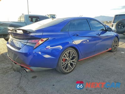 Trzecie zdjęcie samochodu z tyłu: 2023 HYUNDAI ELANTRA N BASE VIN:KMHLW4AK4PU015960 - miniatura