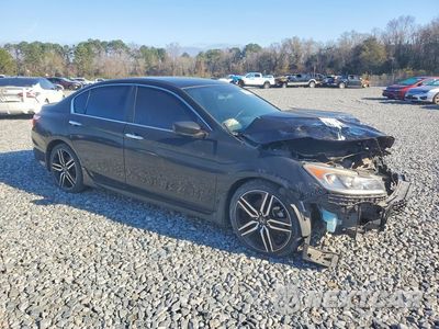 Czwarte zdjęcie samochodu z boku: 2016 HONDA ACCORD SPORT VIN:1HGCR2F56GA074451 - miniatura