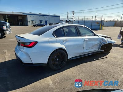 Trzecie zdjęcie samochodu z tyłu: 2022 BMW M3 COMPETITION VIN:WBS33AY05NFL65091 - miniatura