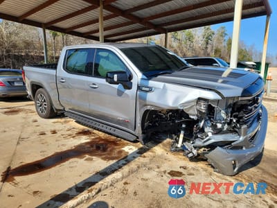 Czwarte zdjęcie samochodu z boku: 2025 GMC SIERRA K1500 AT4 VIN:3GTUUEE85SG304022 - miniatura