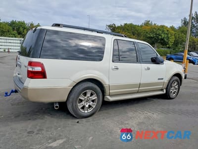 Trzecie zdjęcie samochodu z tyłu: 2008 FORD EXPEDITION EL EDDIE BAUER VIN:1FMFK18538LA78174 - miniatura