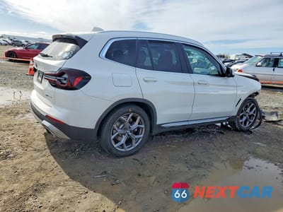 Trzecie zdjęcie samochodu z tyłu: 2022 BMW X3 SDRIVE30I VIN:WBX47DP00NN176828 - miniatura