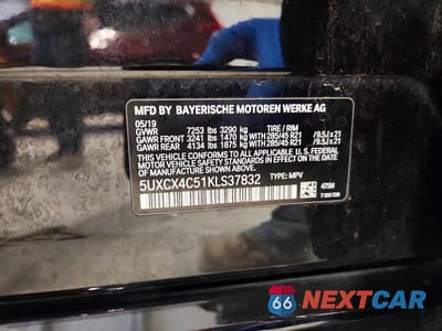 Zdjęcie 13 z 13 samochodu: 2019 BMW X7 XDRIVE50I VIN:5UXCX4C51KLS37832 - miniatura