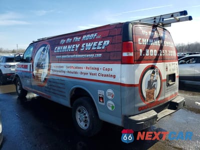 Drugie zdjęcie samochodu z przodu: 2019 CHEV EXPRESS G3500 VIN:1GCZGHFG4K1367759 - miniatura
