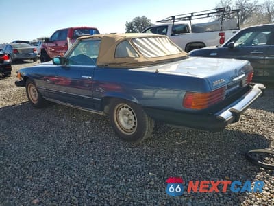 Drugie zdjęcie samochodu z przodu: 1983 MERCEDES-BENZ 380 SL VIN:WDBBA45A6DB024293 - miniatura