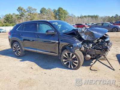 Czwarte zdjęcie samochodu z boku: 2020 VOLKSWAGEN ATLAS CROSS SPORT SEL PREMIUM R-LINE VIN:1V2TE2CA5LC224624 - miniatura