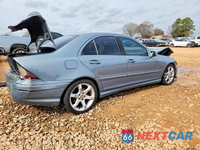 Trzecie zdjęcie samochodu z tyłu: 2007 MERCEDES-BENZ C 230 VIN:WDBRF52H37F921057 - miniatura