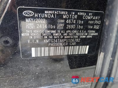 Zdjęcie 13 z 13 samochodu: 2023 GENESIS G70 2.0T VIN:KMTG34TA6PU106782 - miniatura